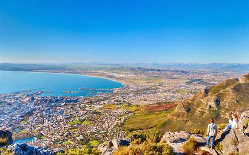 Λεωφορείο περιήγησης στο Table Mountain στο Κέιπ Τάουν